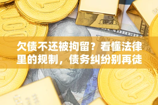 武汉欠债不还被拘留?看懂法律里的规制,债务纠纷别再徒劳奔波 武汉欠债不还被拘留?看懂法律里的规制,债务纠纷别再徒劳奔波